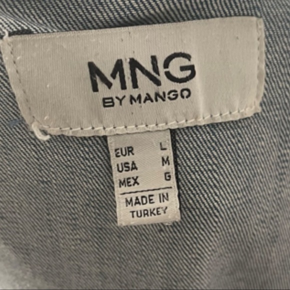 Asymmetrical Cropped Jean Jacket MNG by Mango - Picture 13 of 14